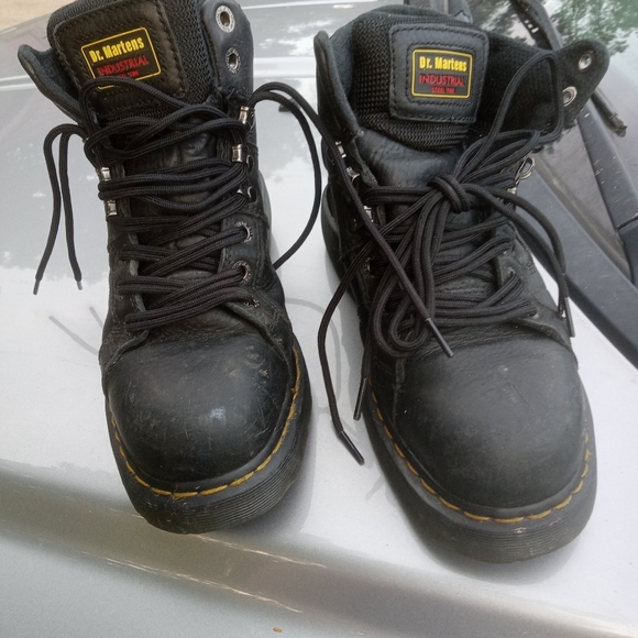 Men's Dr Martens steel toe size 8 - Picture 3 of 4